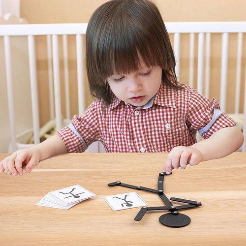 AsterLearn Rompecabezas de Madera Montessori para Niños Aprendizaje Práctico y Resolución de Problemas