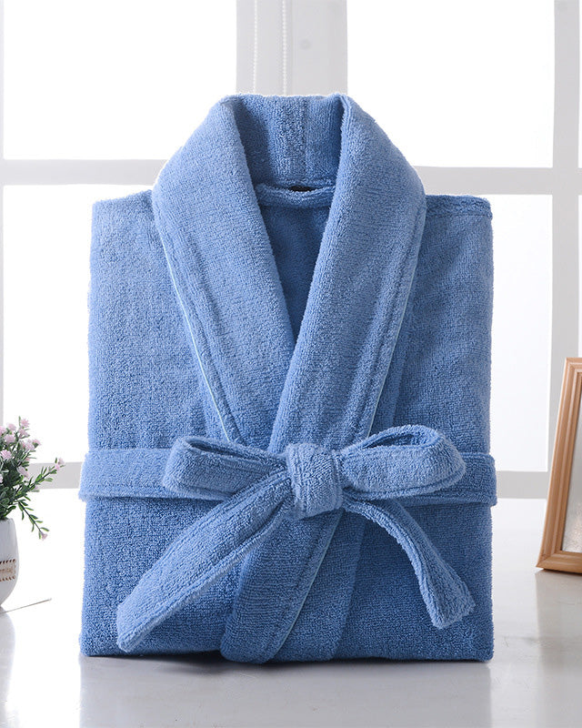 Everyday Home Comfort With Plush Terry Spa Robe And Cotton Bathrobe