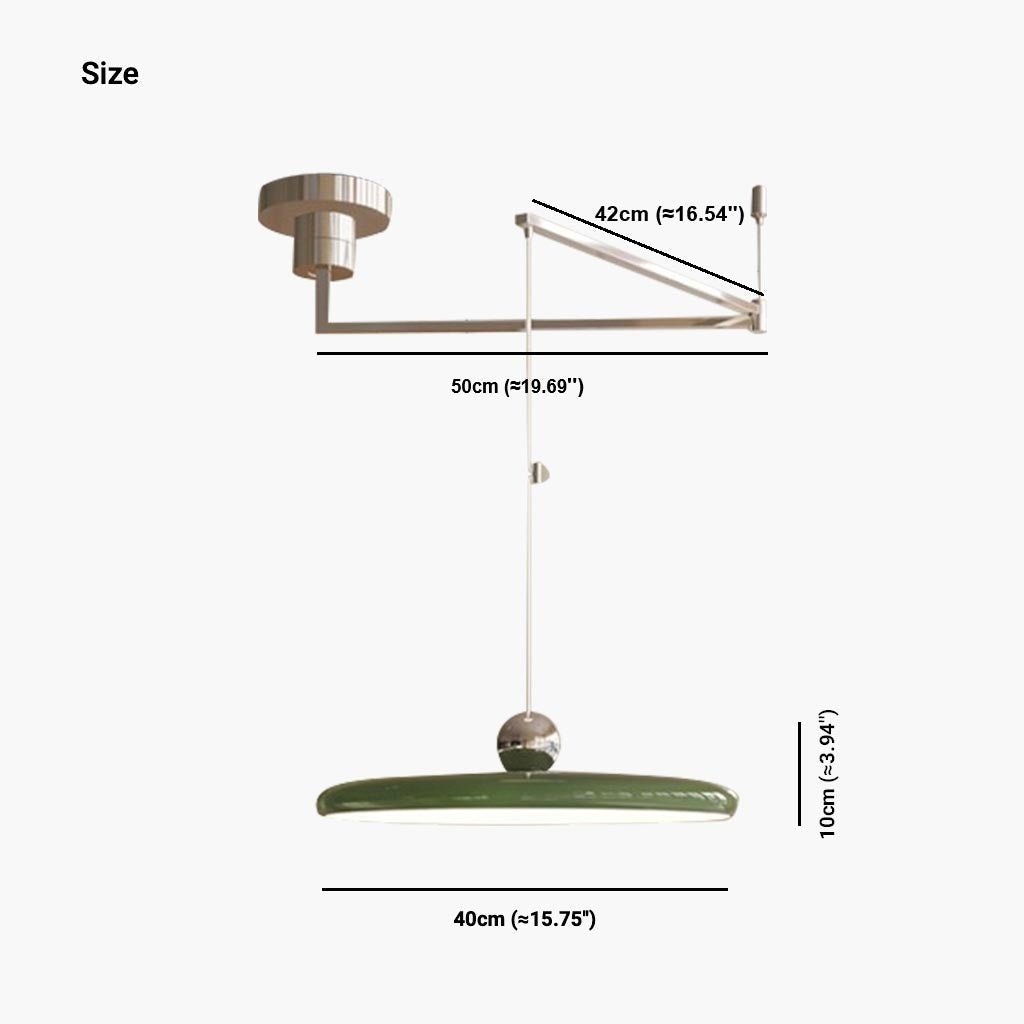 Modern Swing-Arm Pendant Light For Living And Dining Spaces