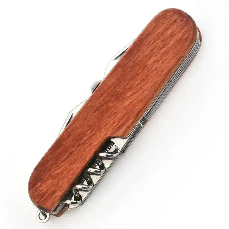Heritage Oak personalisierter Rosenholz Kellnermesser Korkenzieher mit Gravur Geschenk Hochzeit