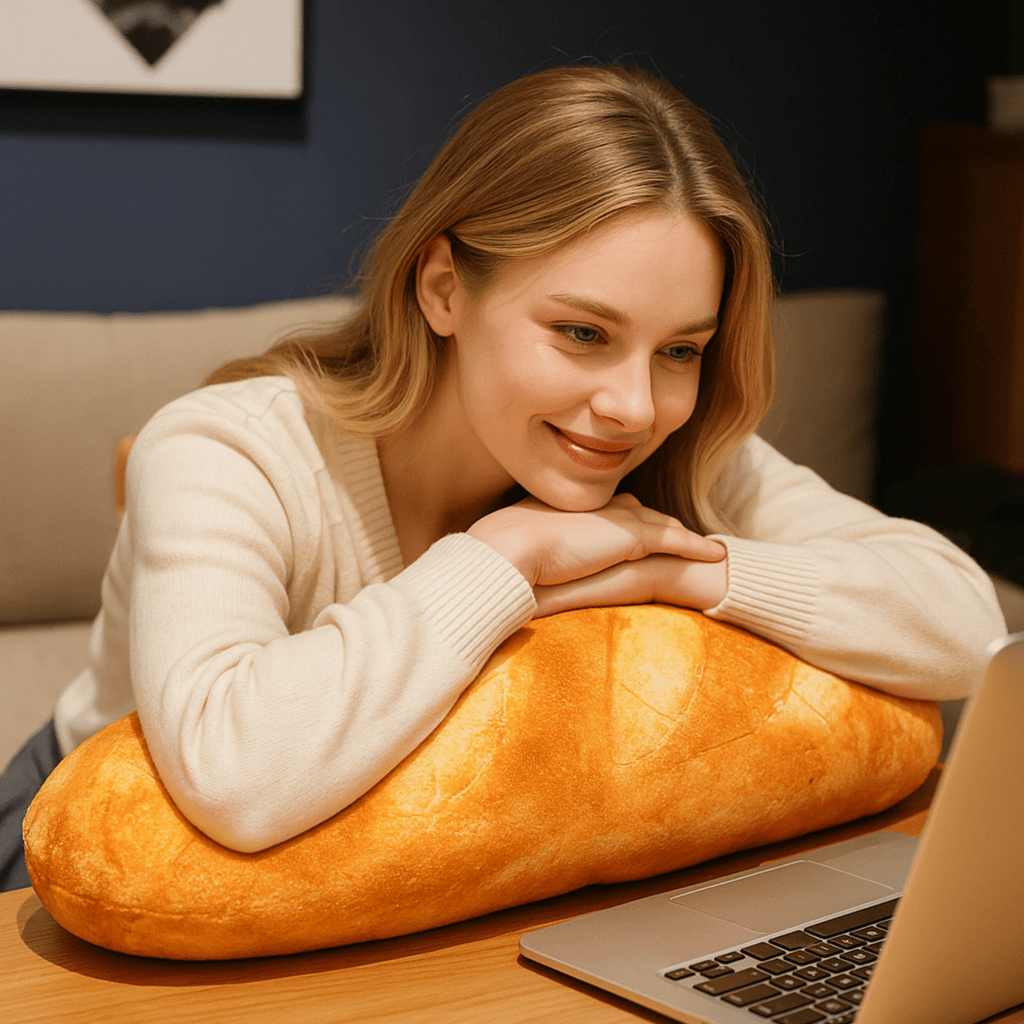 CozyNest Pehmeä Baguette-tyyny kodin sisustuksen ja mukavuuden ystäville
