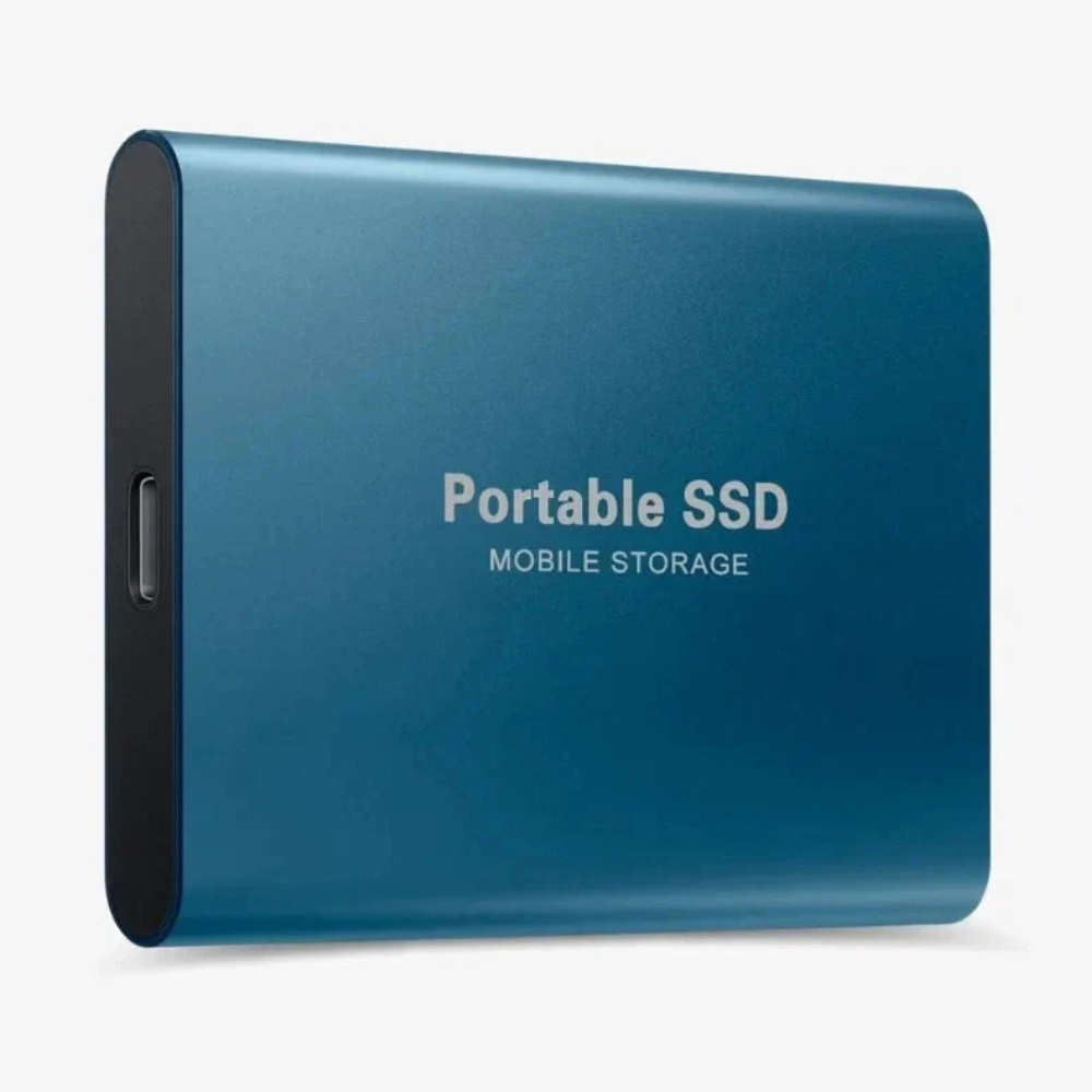 Alüminyum USB-C Harici SSD, Dizüstü ve Masaüstü Bilgisayarlar için Darbeye Dayanıklı