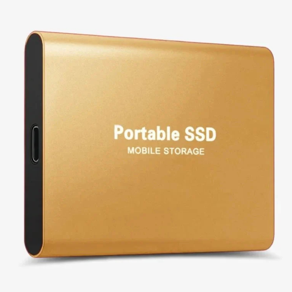 Alüminyum USB-C Harici SSD, Dizüstü ve Masaüstü Bilgisayarlar için Darbeye Dayanıklı