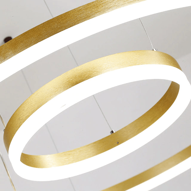 Lampada a sospensione moderna OrbisGlow con design LED circolare