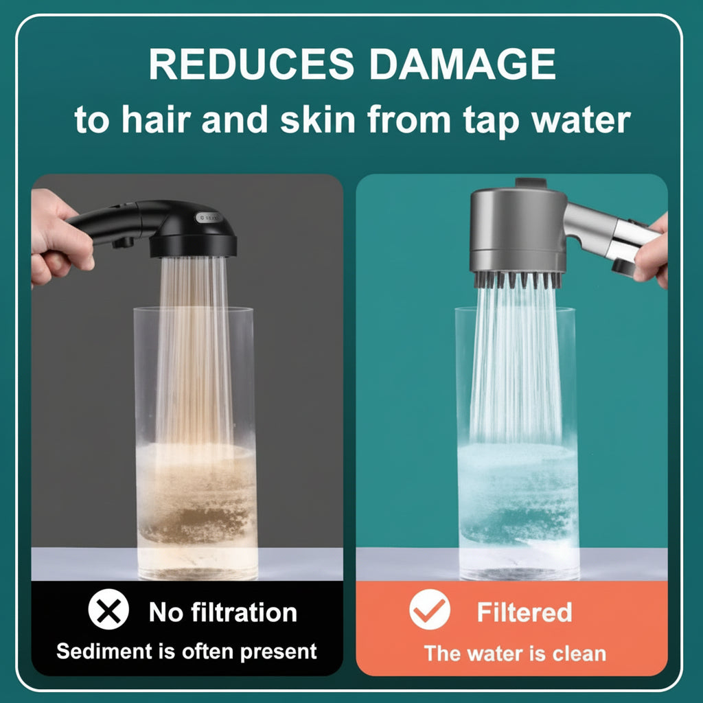 Rainforce Filtered Shower Head For Clean, Refreshing Water