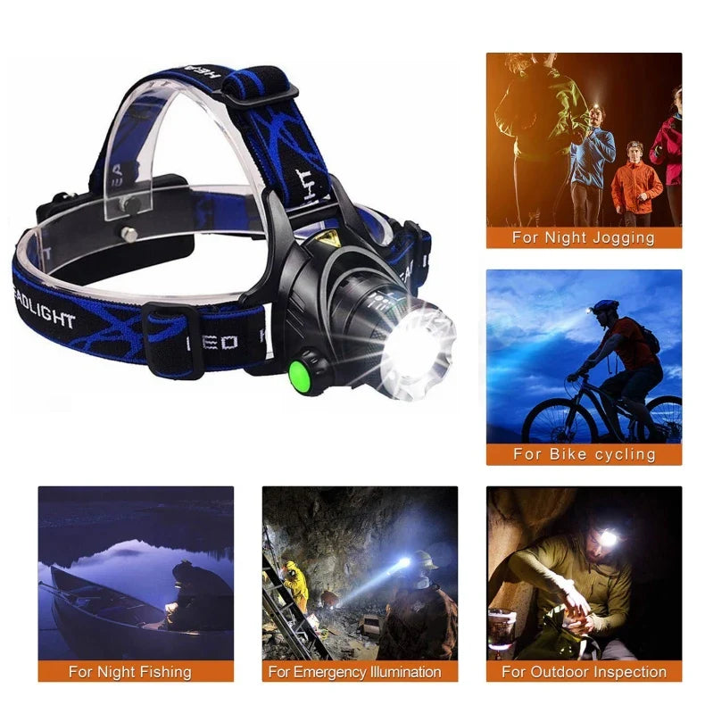 Noční svítilna NightBeam Pro s dobíjecím LED světlem, zoomem a voděodolnou konstrukcí