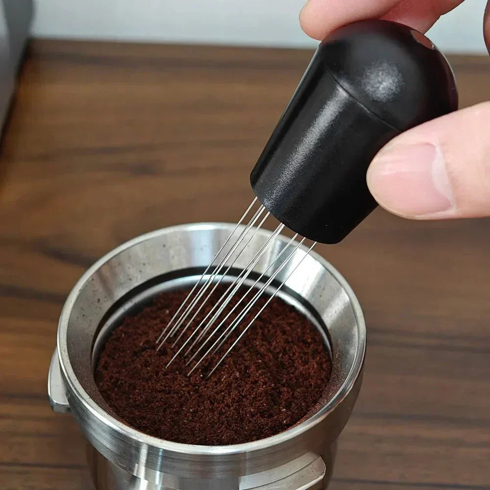 PulseStir 精密エスプレッソ攪拌ツール - 均一なベッドを作るバリスタと家庭用ブリューワー向け