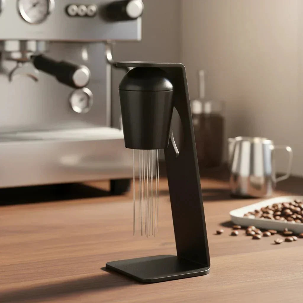 PulseStir 精密エスプレッソ攪拌ツール - 均一なベッドを作るバリスタと家庭用ブリューワー向け
