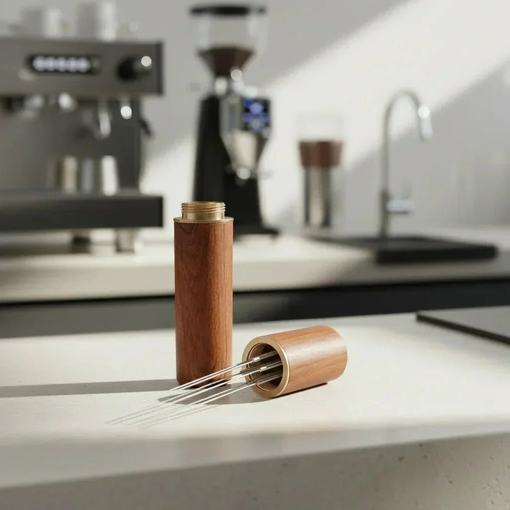 Presă de espresso Aurelo Premium cu distribuție cu ac pentru barista acasă