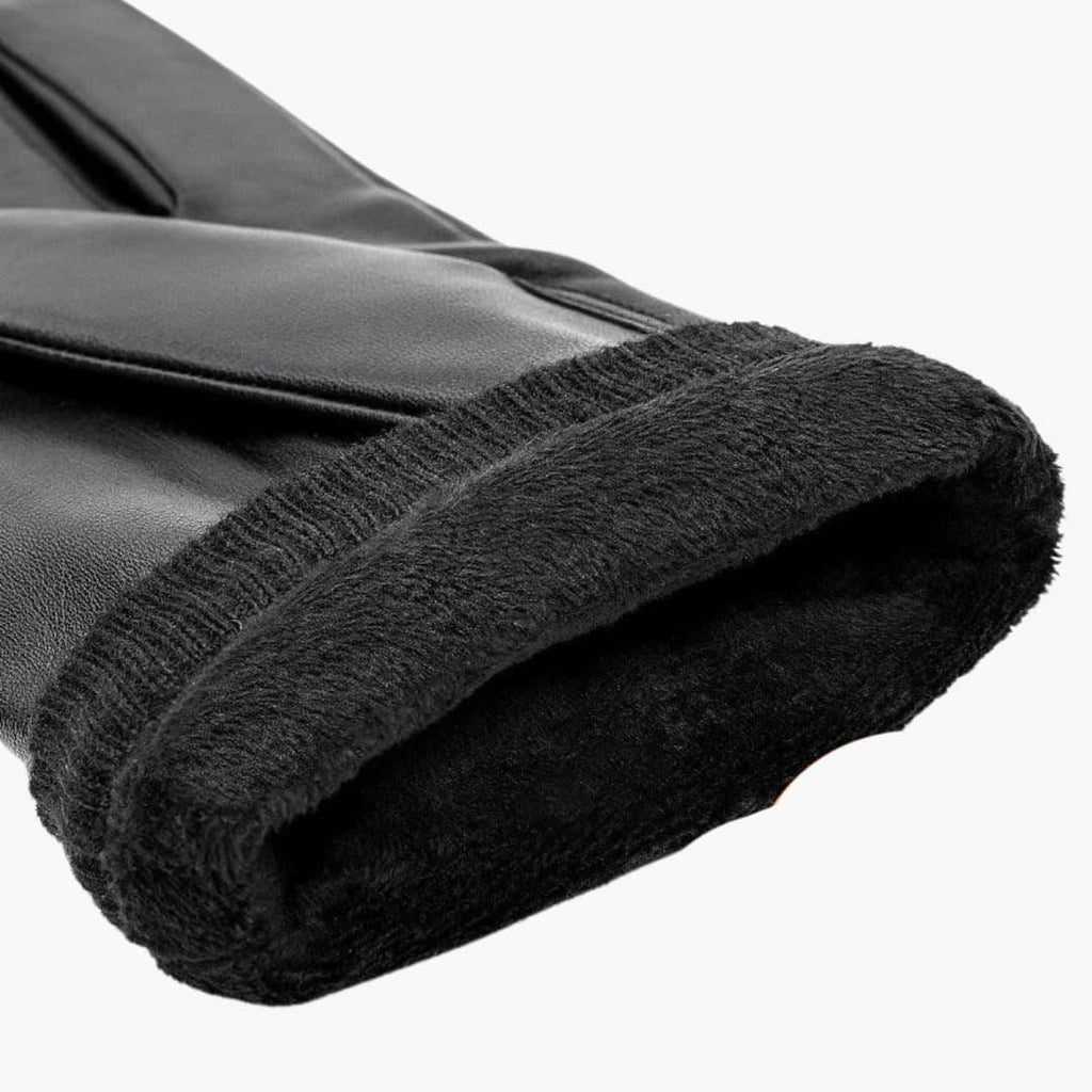 Heatlea læderhandsker med varm foring til elegant vinterkomfort