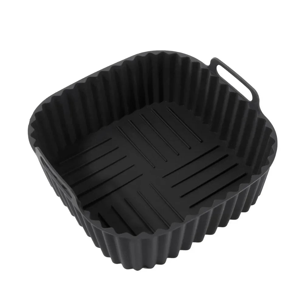 Nova Breeze firkantede silikoninnlegg for airfryer, non-stick og gjenbrukbare
