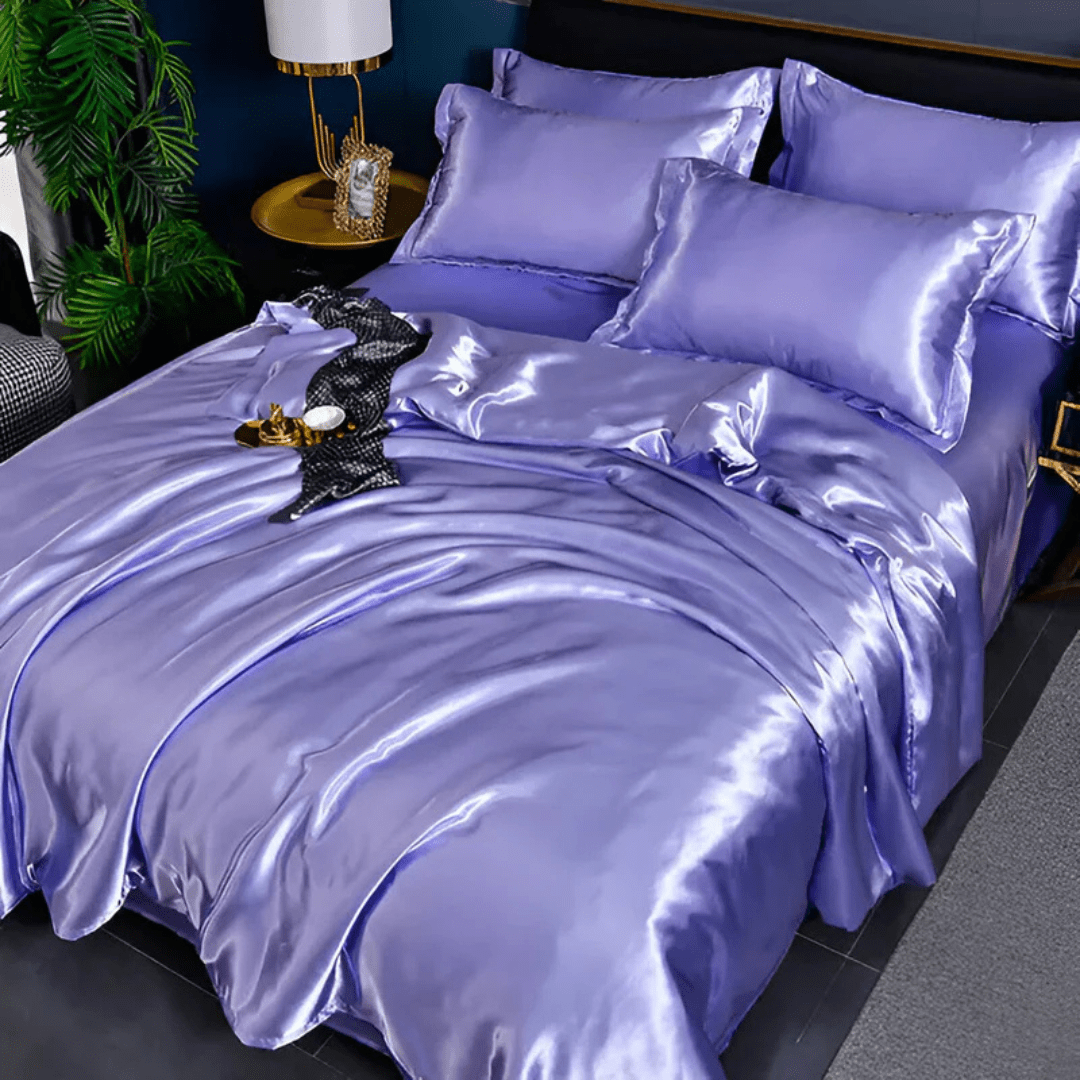 Lumisheet silk-look Bed Set for Smooth, Cooling Comfort Year-Round Sleep