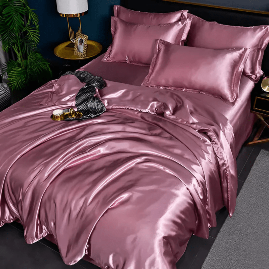 Lumisheet silk-look Bed Set for Smooth, Cooling Comfort Year-Round Sleep