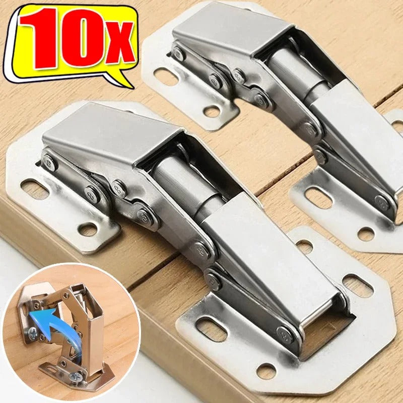 Kitchenpro Ağır Hizmet Tipi Hidrolik Menteşeler, Sessiz Kapanma, 10 Adet