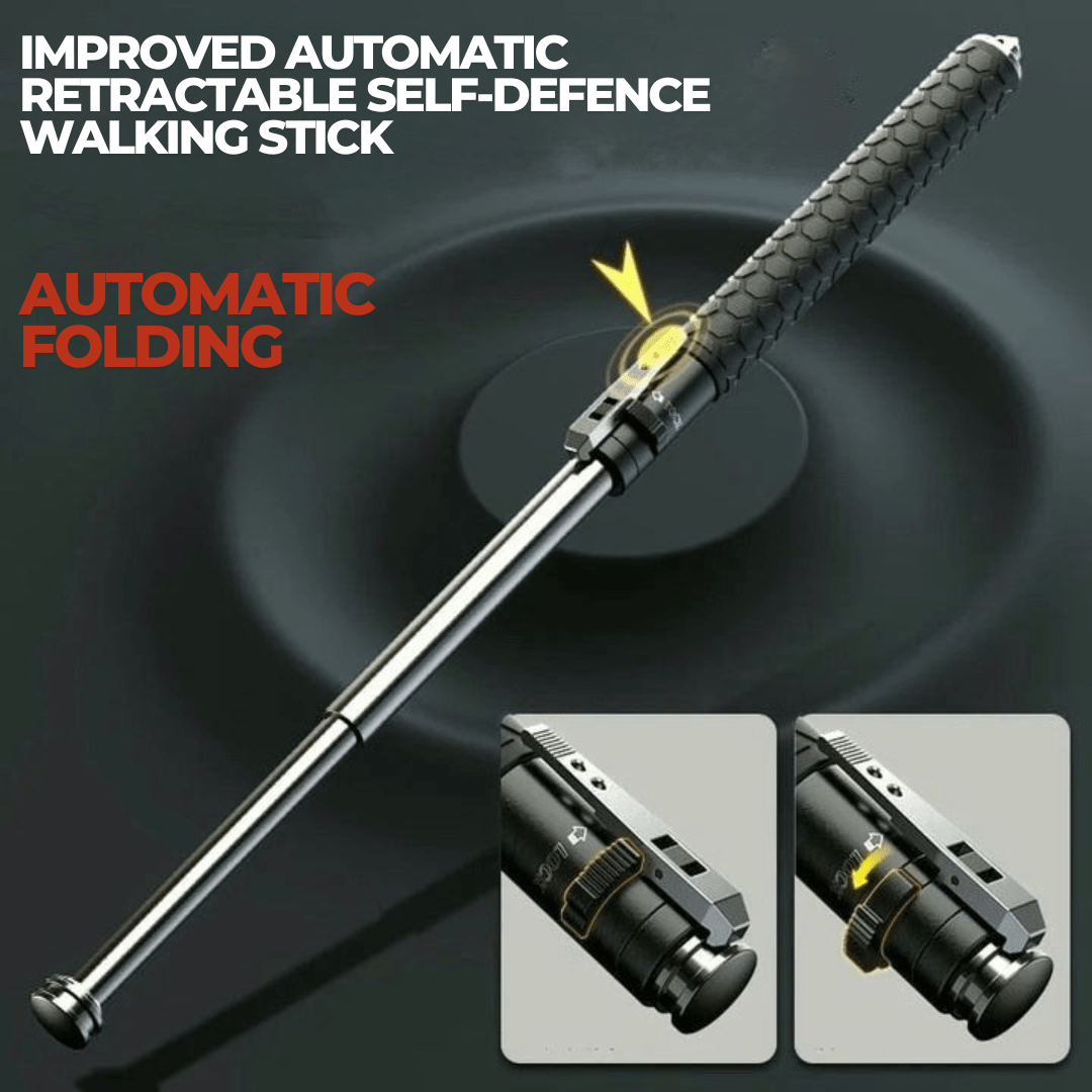 Alloy Steel Adjustable Trekking Pole With Anti-Slip Handle