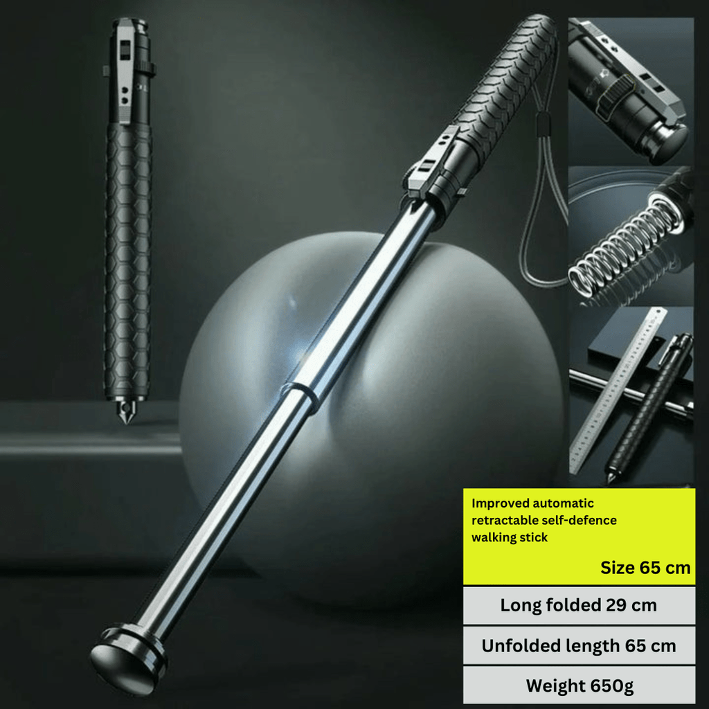 Alloy Steel Adjustable Trekking Pole With Anti-Slip Handle