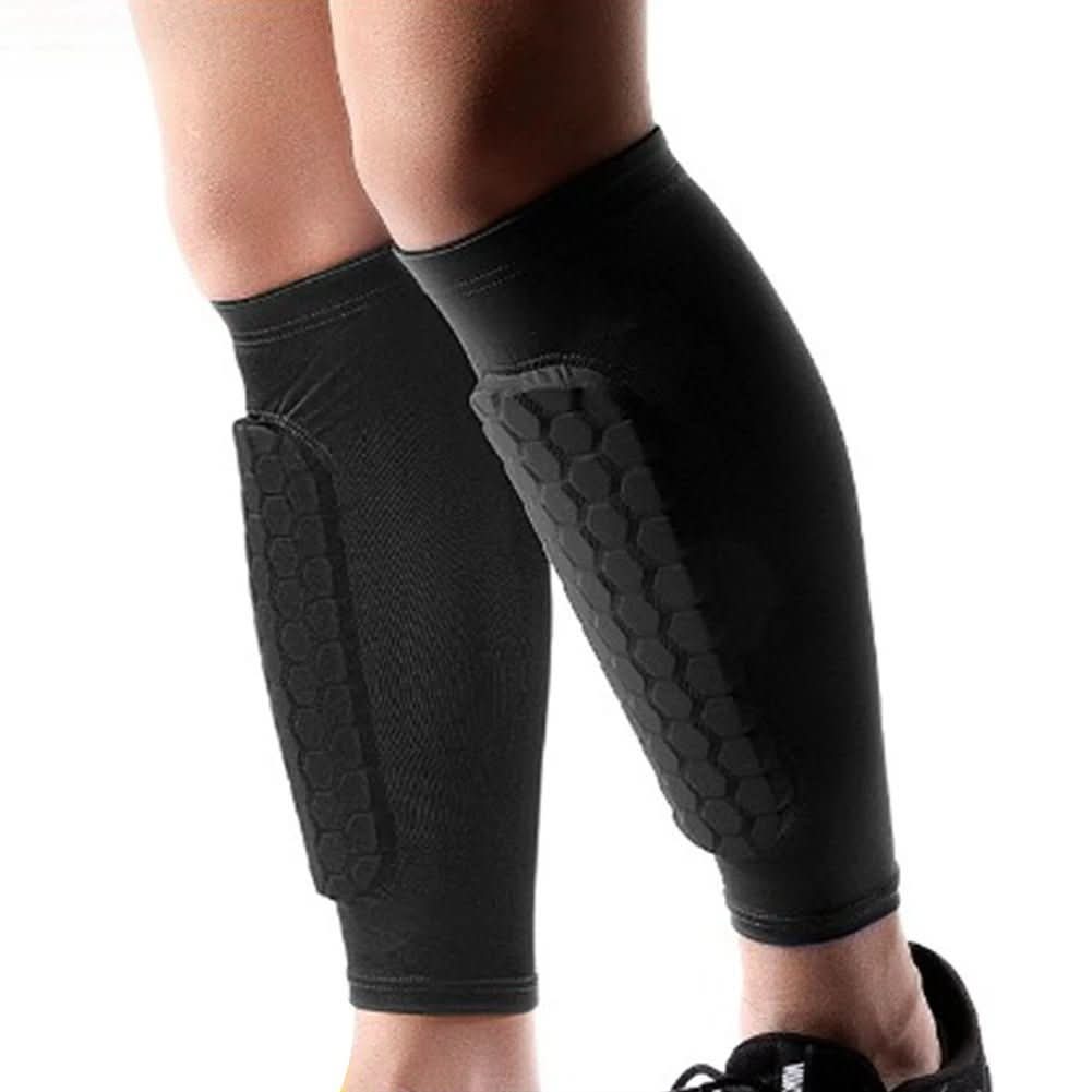 Caneleiras ShieldFlex com Suporte para Tornozelo para Jogadores de Futebol, Conforto Respirável