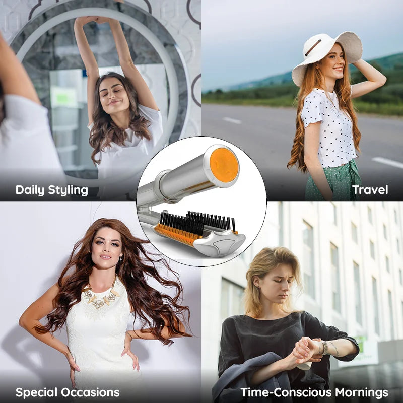 فرشاة شعر دوارة احترافية للتصفيف، الفرد والتجعيد