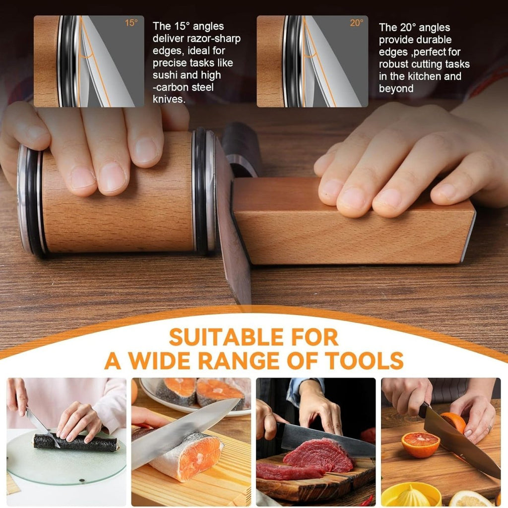 Apex Edge Pro Knife Sharpening Kit With Diamond Coated Discs And Ceramic Discs