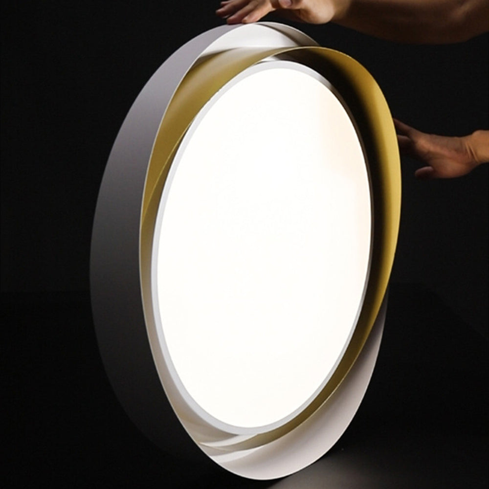 Candeeiro de Teto Aurelo Halo Minimalista com LED para Casa