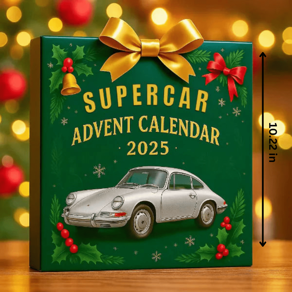 PulseDrive limitált szuperautó adventi naptár 24 precíziós miniatűrrel rajongóknak