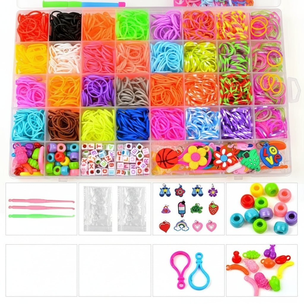 BrightBead gør-det-selv armbåndssæt til børn med farverige perler til at vække kreativiteten
