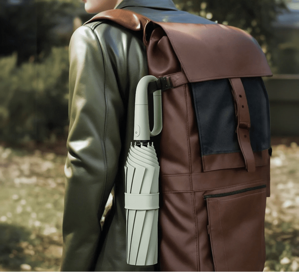 Drizzleshield Compact Auto Umbrella for Wind and Rain