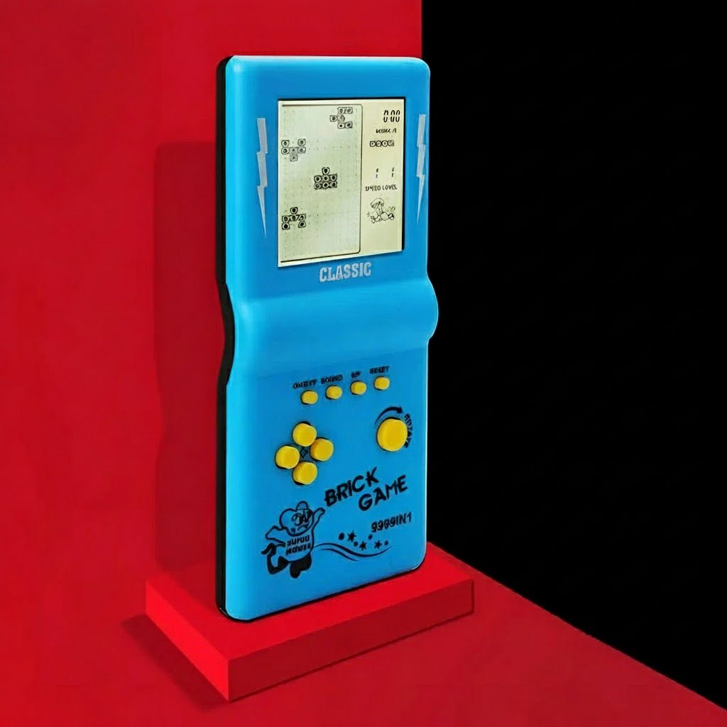 PixelNova Retro Tetris portabil cu ecran de 3,5 inch pentru toate vârstele, ore întregi de distracție
