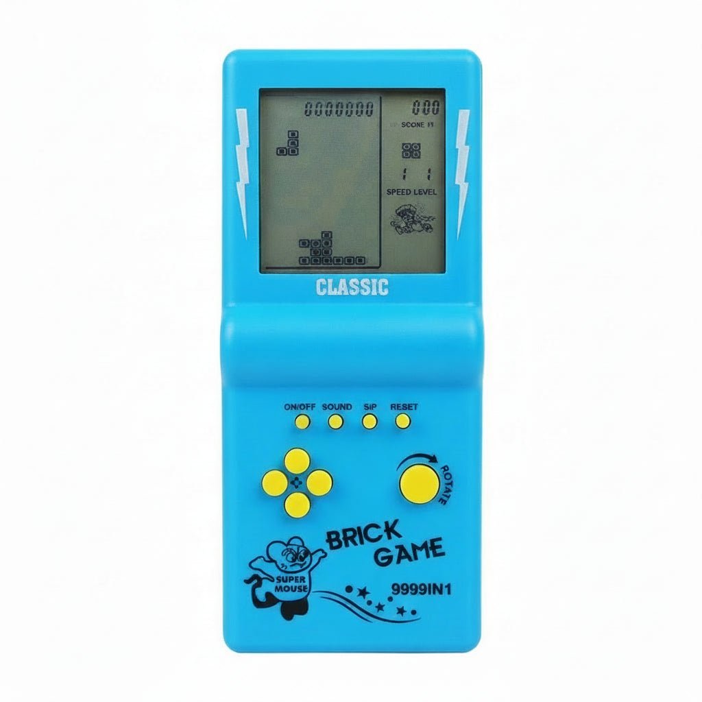 PixelNova Retro Tetris portabil cu ecran de 3,5 inch pentru toate vârstele, ore întregi de distracție