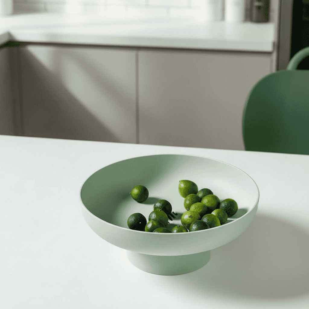 Bol à fruits en céramique à glaçure manuelle NovaCraft pour intérieurs modernes et classiques