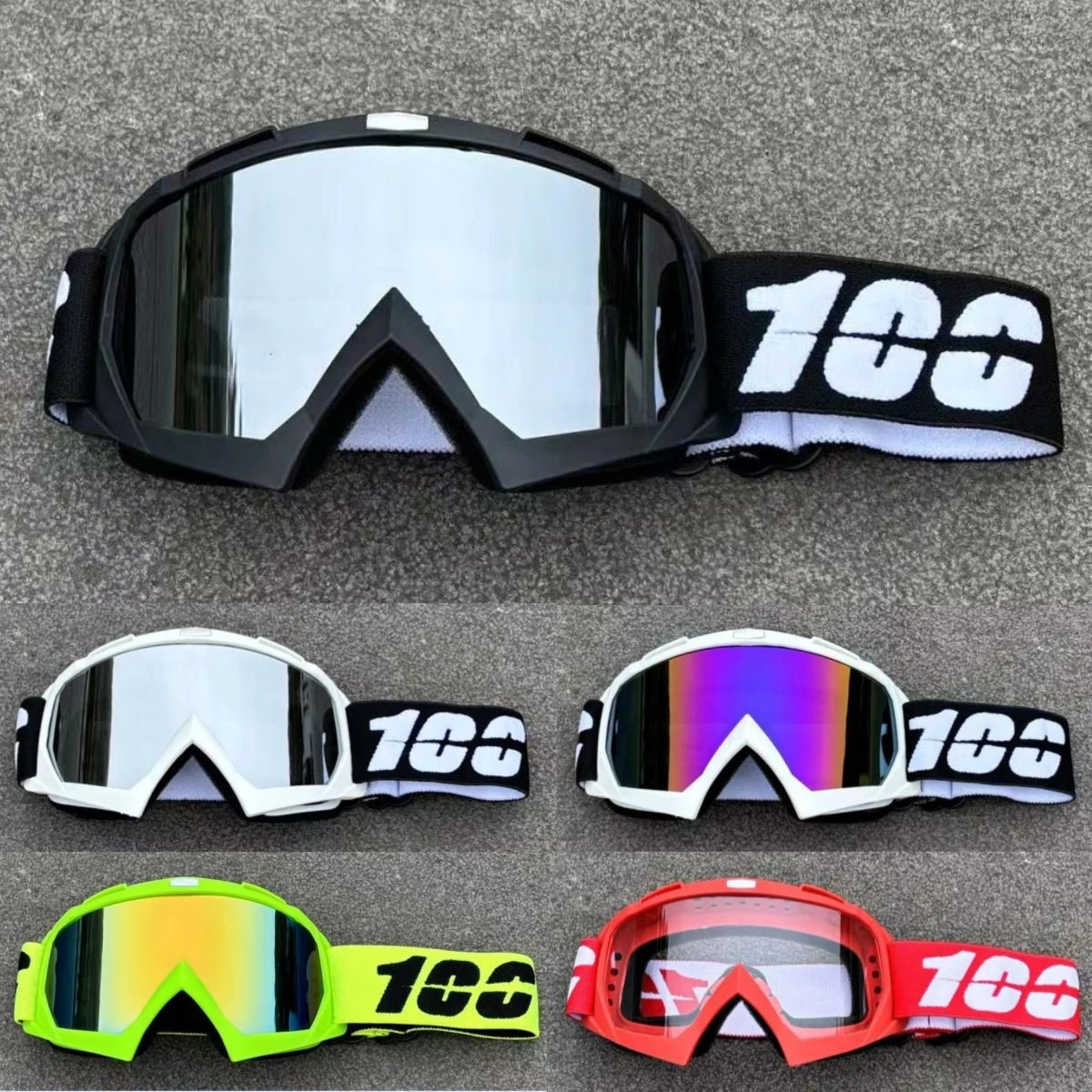 VelocityGaze Motocross And MTB Sunglasses For Men With UV400 Lightweight Lenses