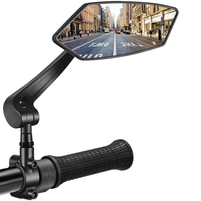 Specchietto Retrovisore Regolabile VistaGlide per Bicicletta con Ampio Angolo di Visione per Ciclisti