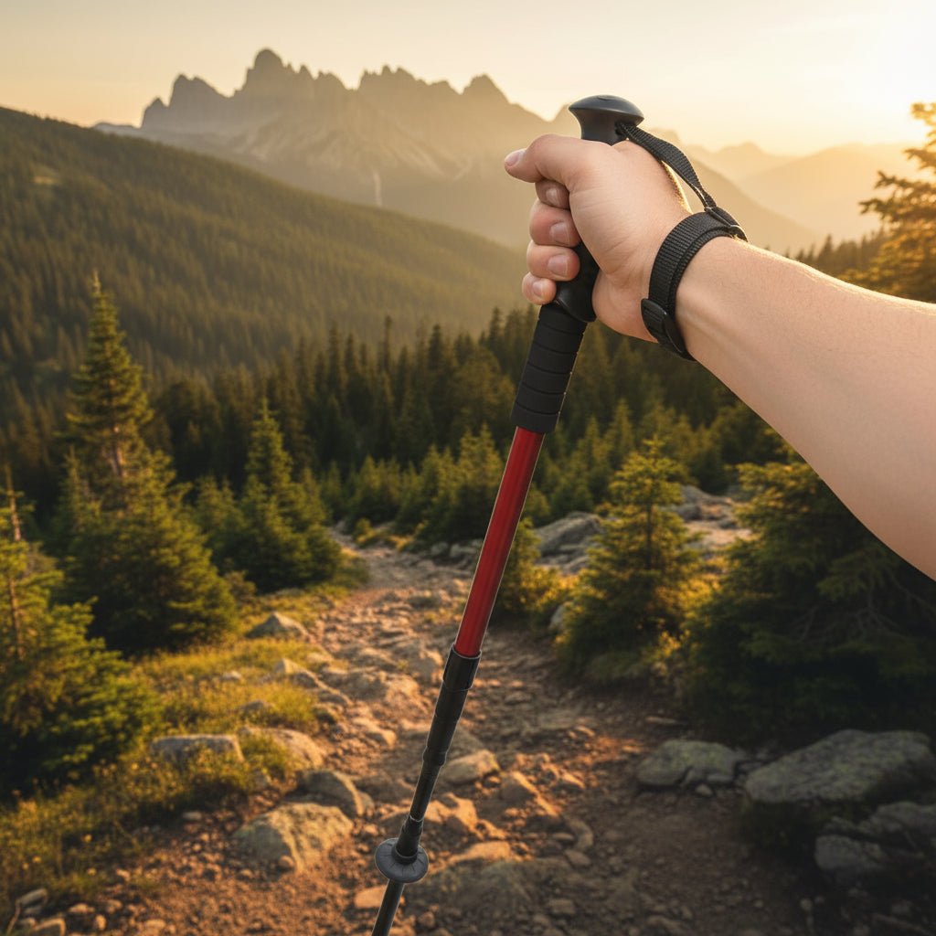 Bastões de Caminhada Ajustáveis TrailMate com Pegas Ergonómicas para Caminhadas Estáveis