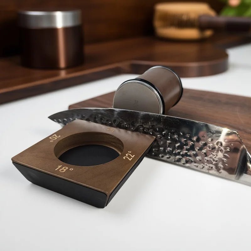 ApexSharp Rollschärfer-Set mit Diamantschleifer auf Holzsockel für Köche