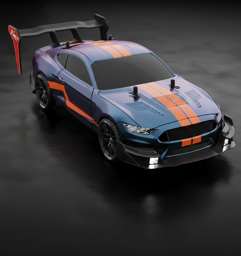 Aero Drift Mustang 1:14 RC-auto nelivedolla ja 2,4G kauko-ohjauksella