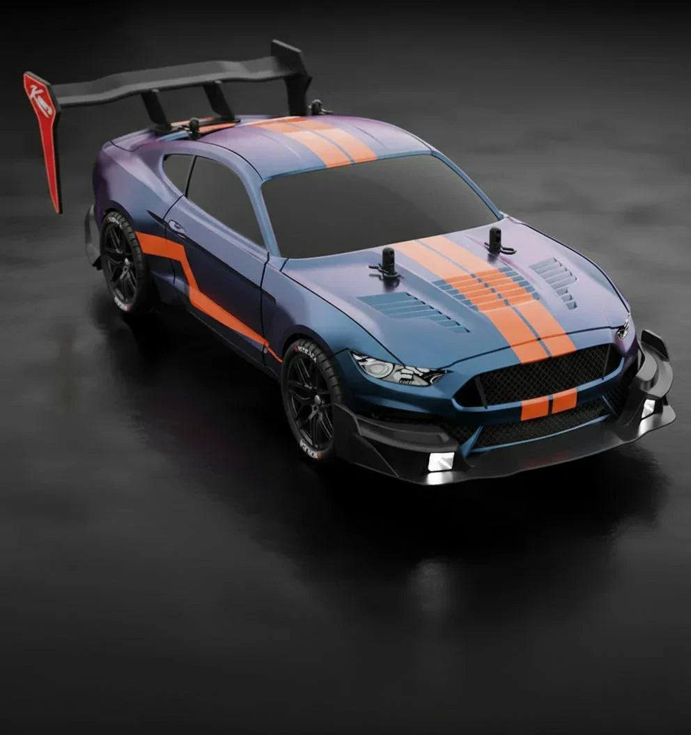 Aero Drift Mustang 1:14 RC-auto nelivedolla ja 2,4G kauko-ohjauksella