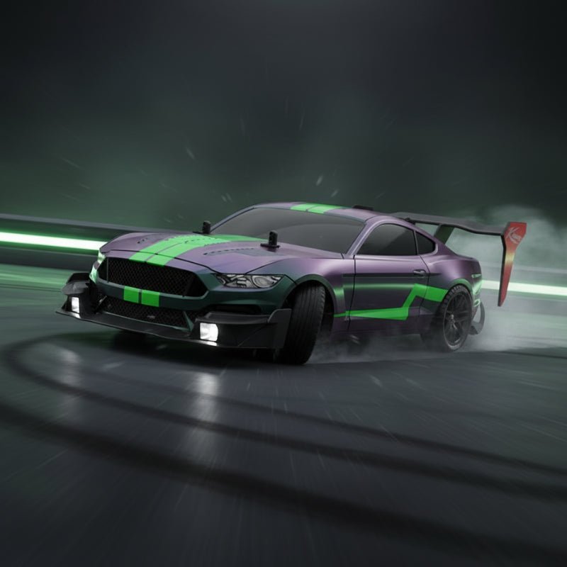 Aero Drift Mustang 1:14 RC-auto nelivedolla ja 2,4G kauko-ohjauksella