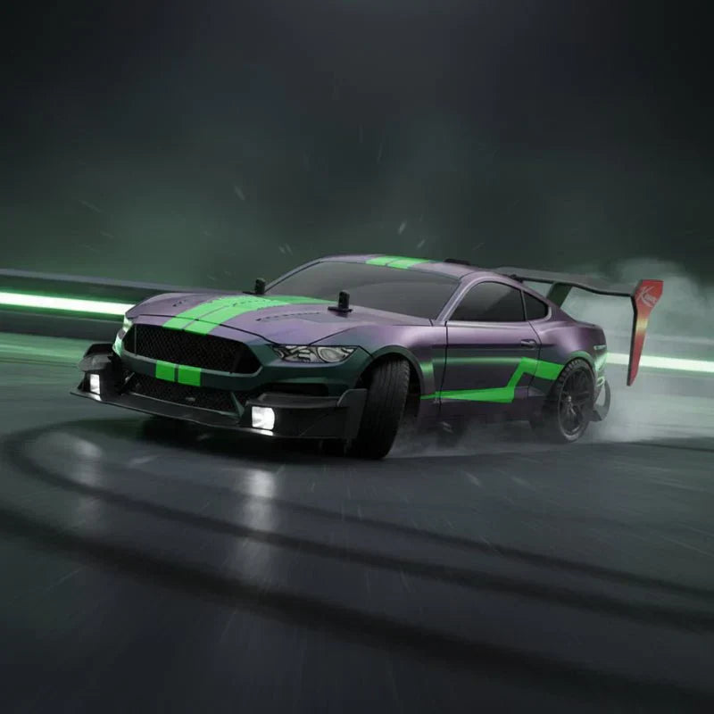 Aero Drift Mustang 1:14 RC-auto nelivedolla ja 2,4G kauko-ohjauksella