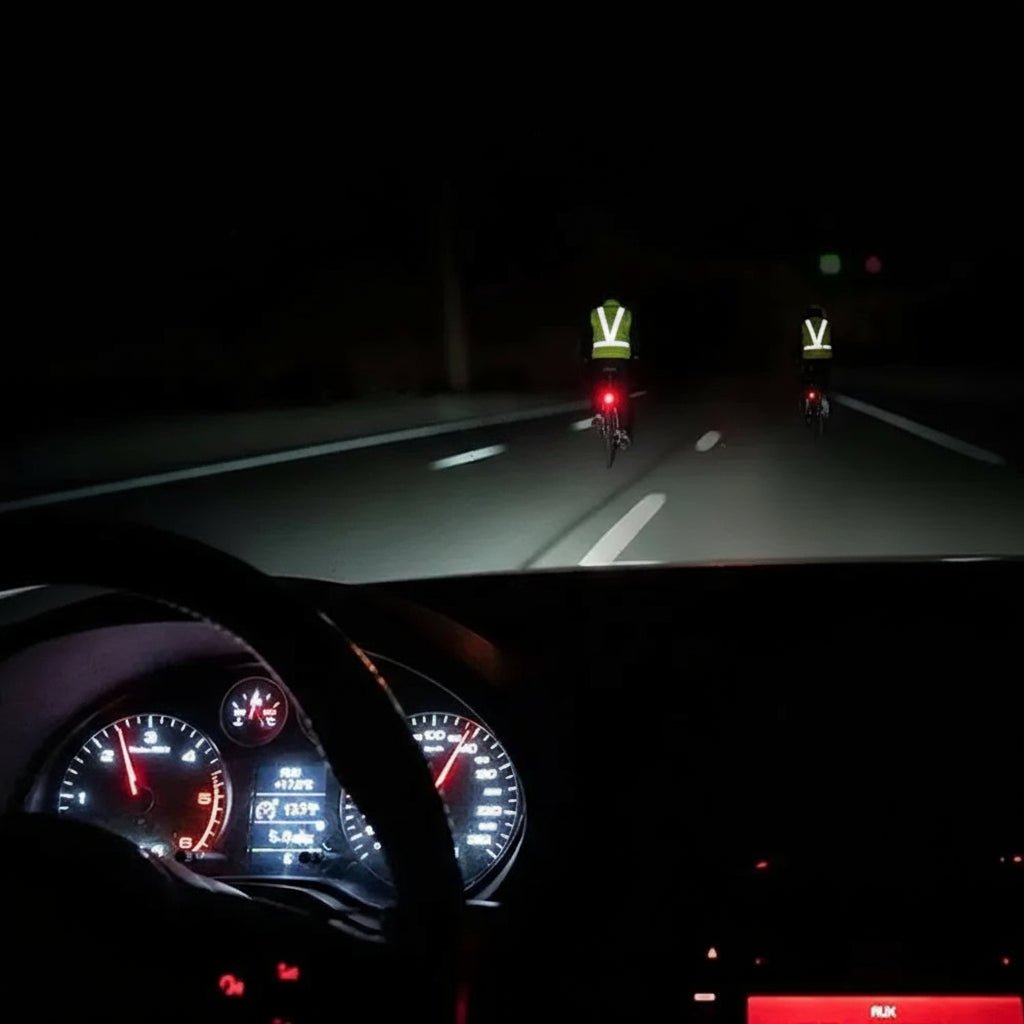 Chaleco de running LED LumaStride con ajuste ajustable y visibilidad de 360 grados