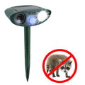Raccoon Outdoor Ultrasonic Repeller - Solar-powered Ultrasonic Animal and Pest Control - Get rid of raccoons within 48 hours