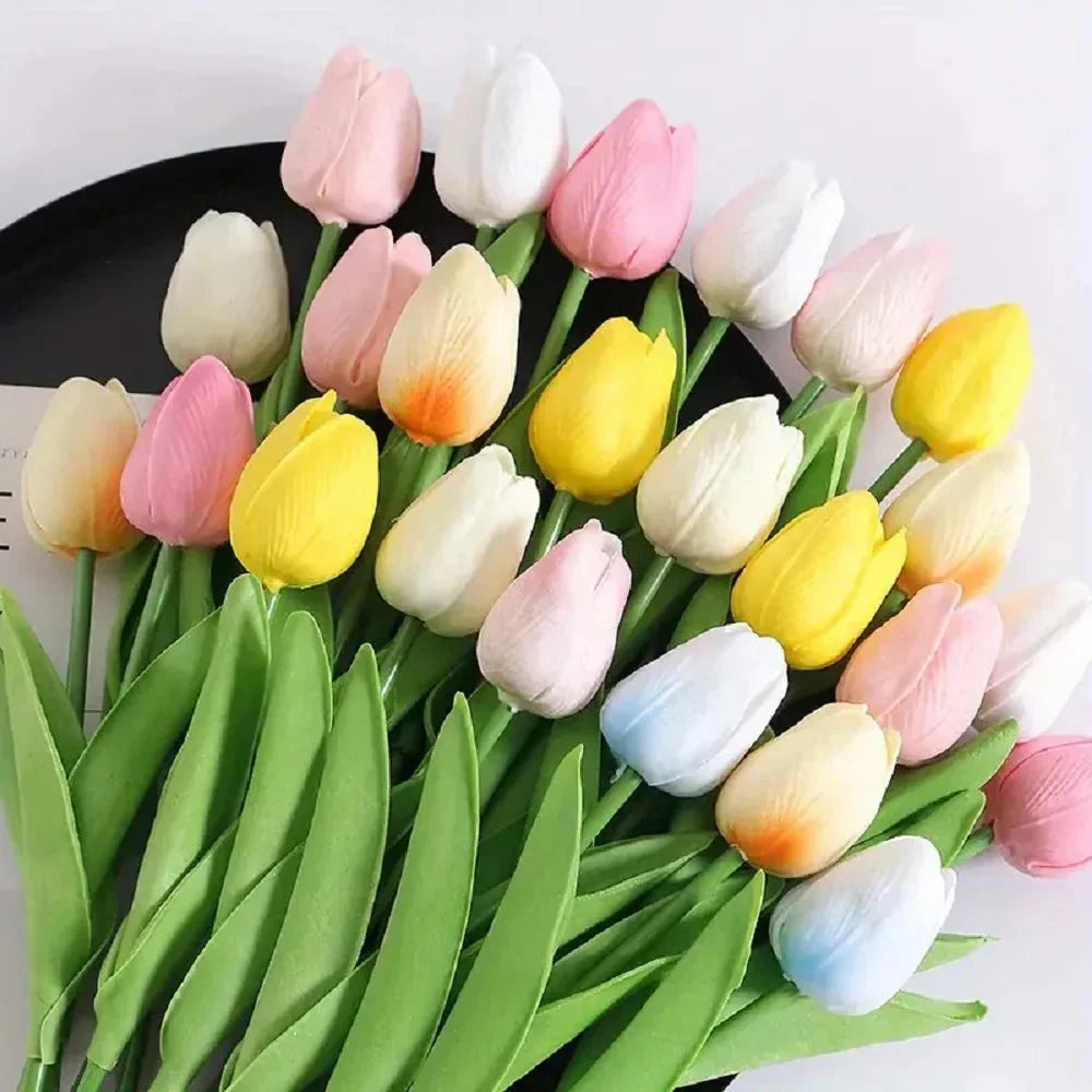 Lumina Realisztikus Mesterséges Tulipánok Otthondísz Kedvelőknek, Alacsony Karbantartású