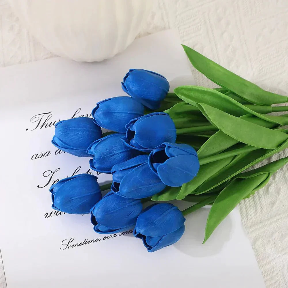 Lumina Realisztikus Mesterséges Tulipánok Otthondísz Kedvelőknek, Alacsony Karbantartású