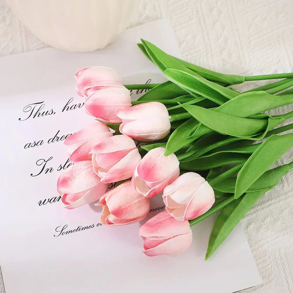 Lumina Realisztikus Mesterséges Tulipánok Otthondísz Kedvelőknek, Alacsony Karbantartású