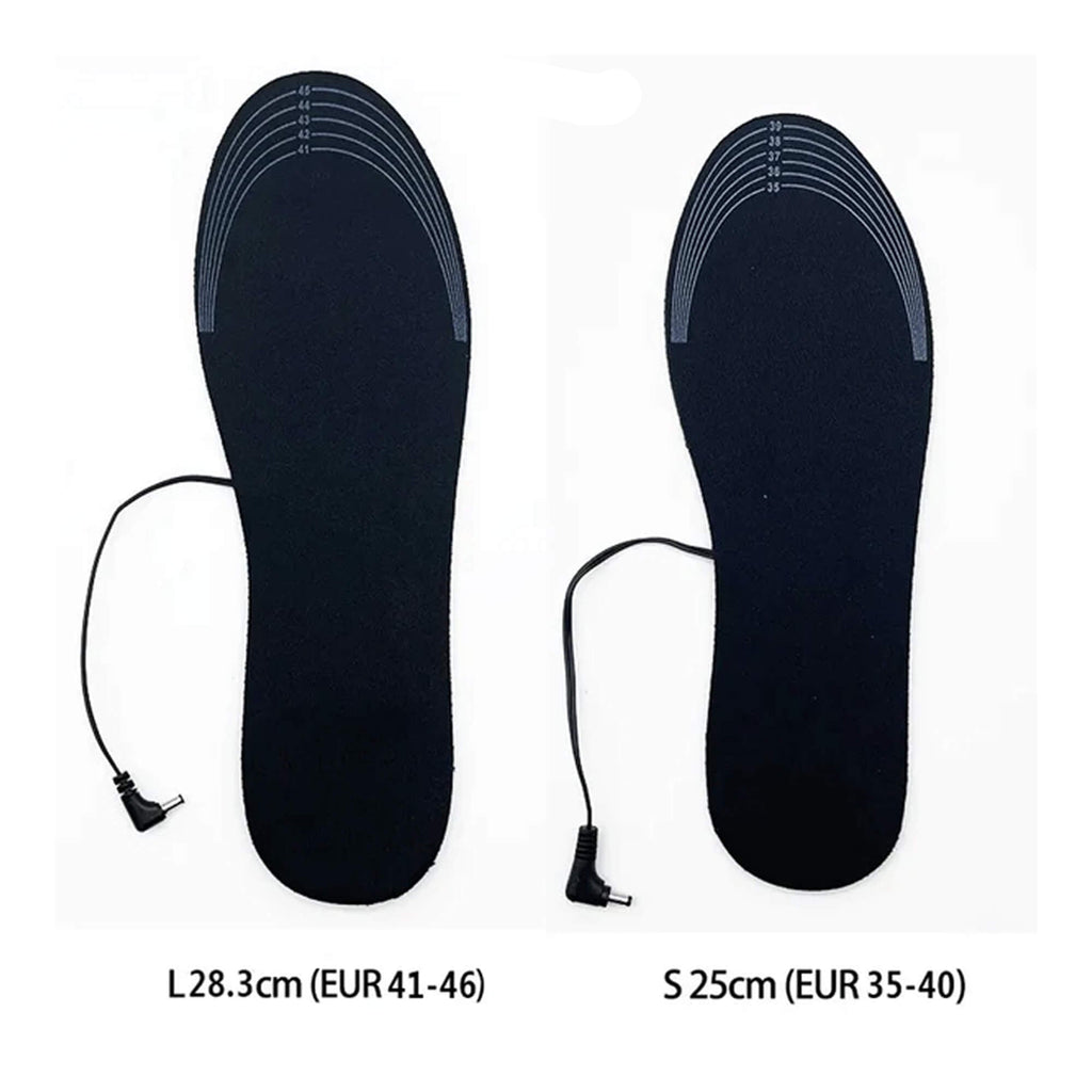 Podgrzewane wkładki do butów roboczych zasilane przez USB, 8W 5V 2A, EVA do przycinania na wymiar