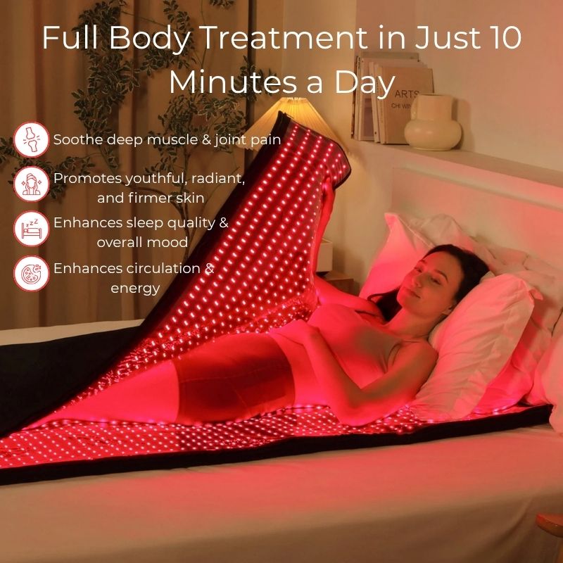 Whole Body Wellness With Red Light Bed And Infrared Exposure