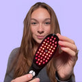 Red Light and Blue Light Therapy Hair Brush for Daily Scalp Care