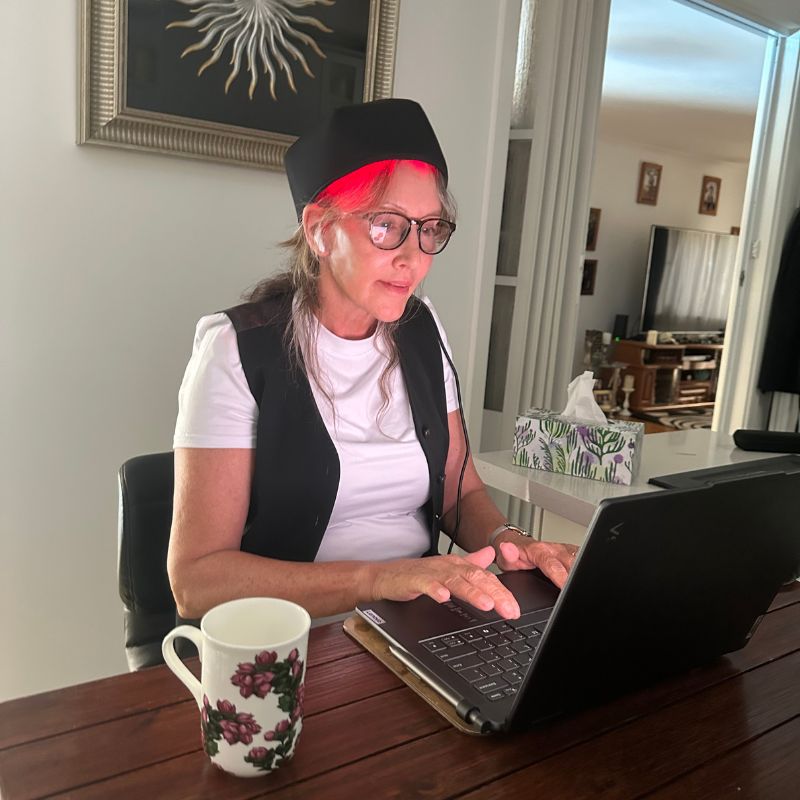 Brain Health Cap With Red Light And Near Infrared Therapy