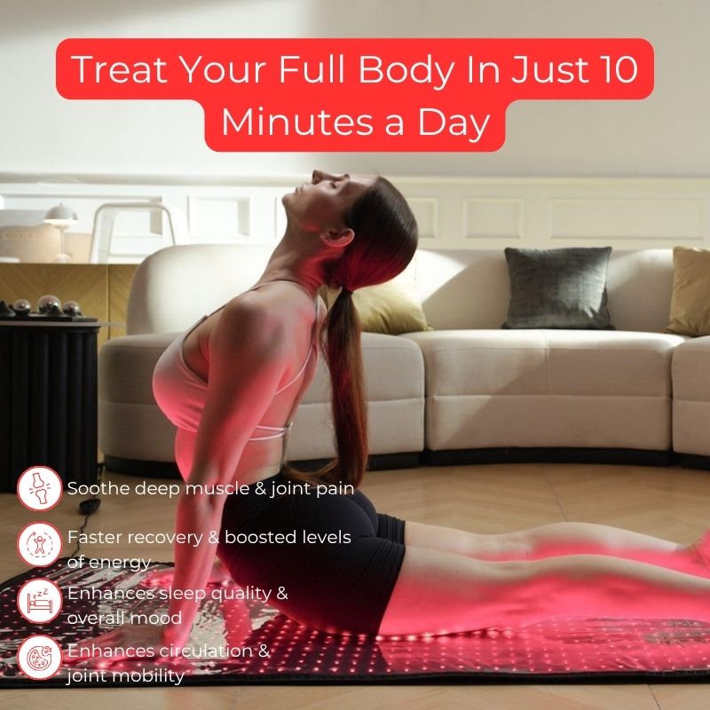 Infrared Light Full-Body Mat For At-Home Wellness Sessions