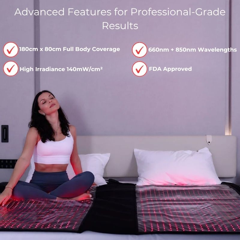 Whole Body Wellness With Red Light Bed And Infrared Exposure