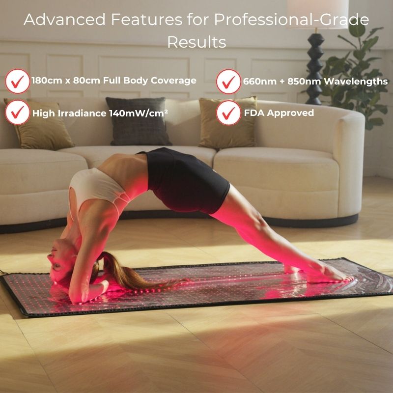 Infrared Light Full-Body Mat For At-Home Wellness Sessions
